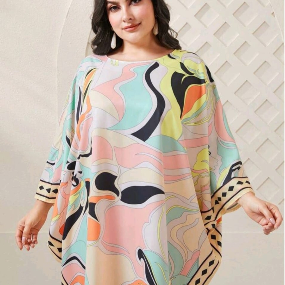 Elegant Multicolor Maxi Dress - Picture 3 of 5